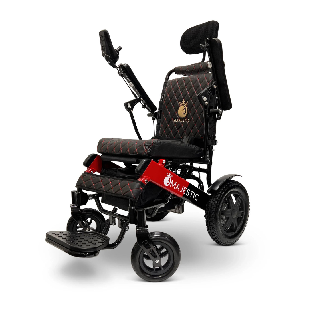 ComfyGo MAJESTIC IQ-9000 Lightweight Folding Power Wheelchair - Blowout Sale - Senior.com Power Chairs